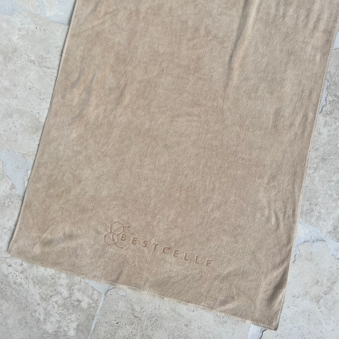Microfibre Towel Large Beige